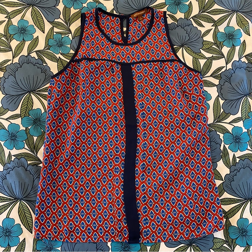 Hive & Honey Patterned Top